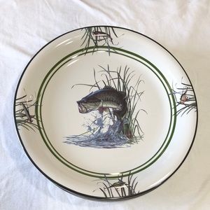 (4) Dinner Plates Largemouth Bass by BASS PRO SHOPS
